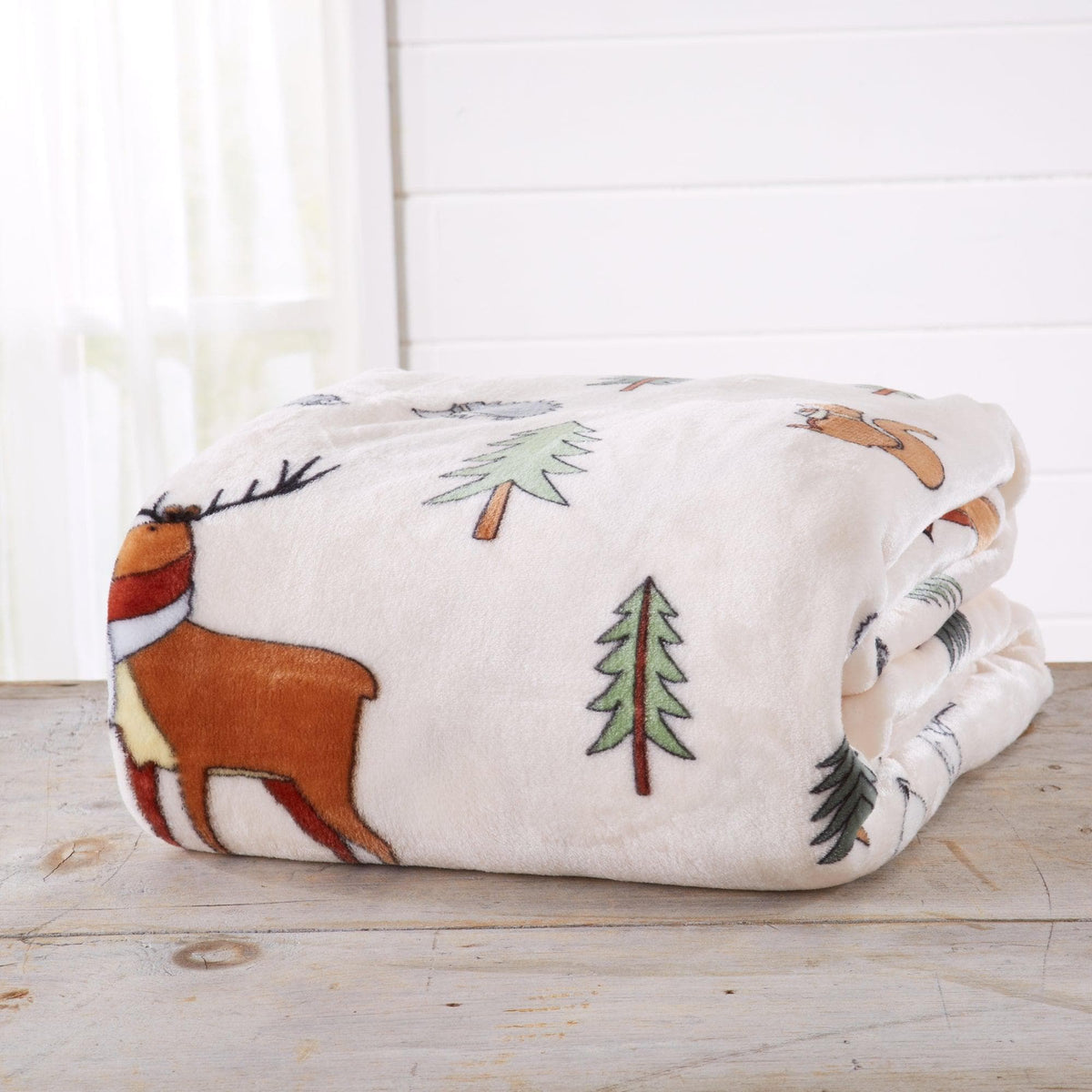 Holiday Velvet Plush Throw Blanket
