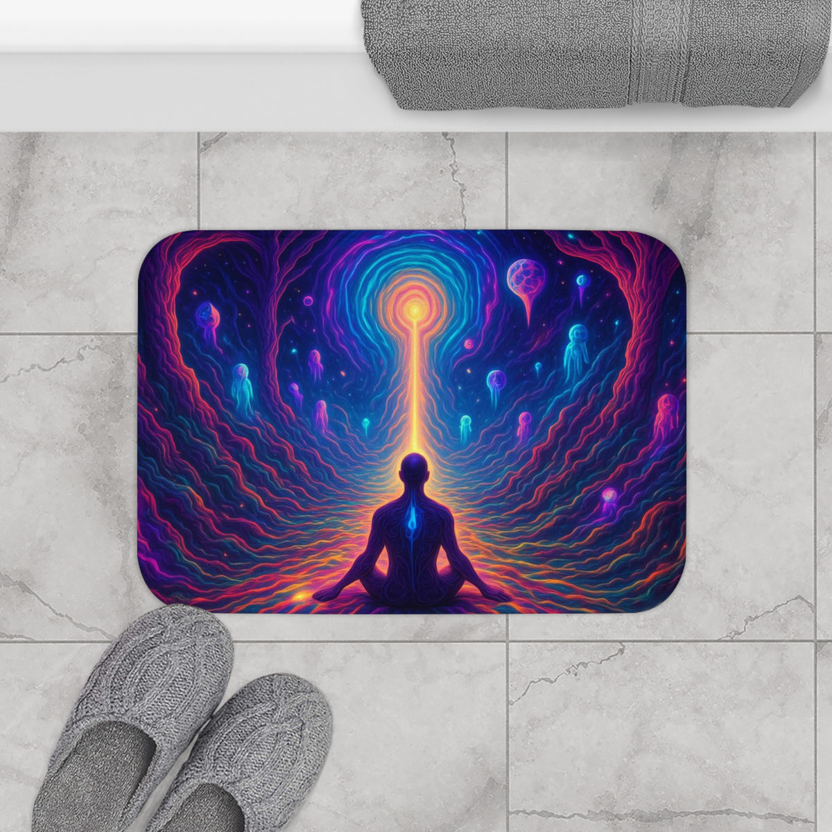 Cosmic Awakening Bath Mat