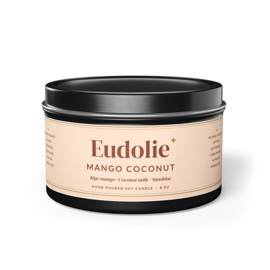 Mango Coconut Tin Candle