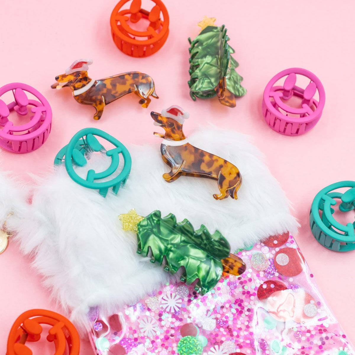 Santa Paws Holiday Claw Clip