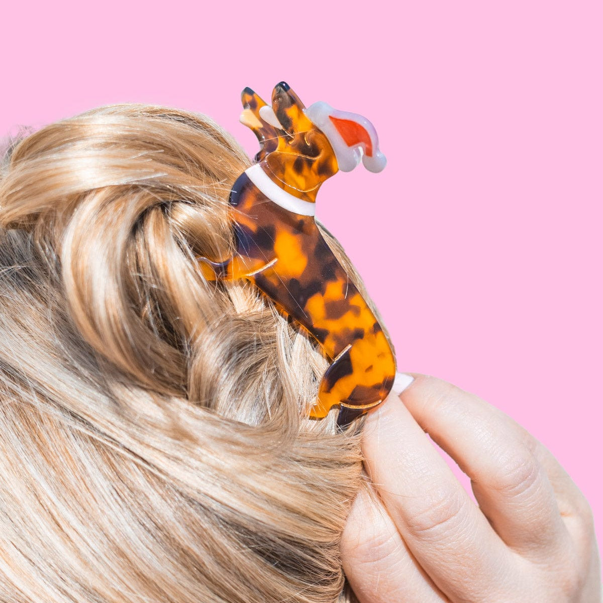 Santa Paws Holiday Claw Clip