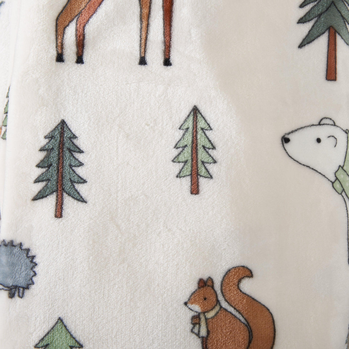 Holiday Velvet Plush Throw Blanket