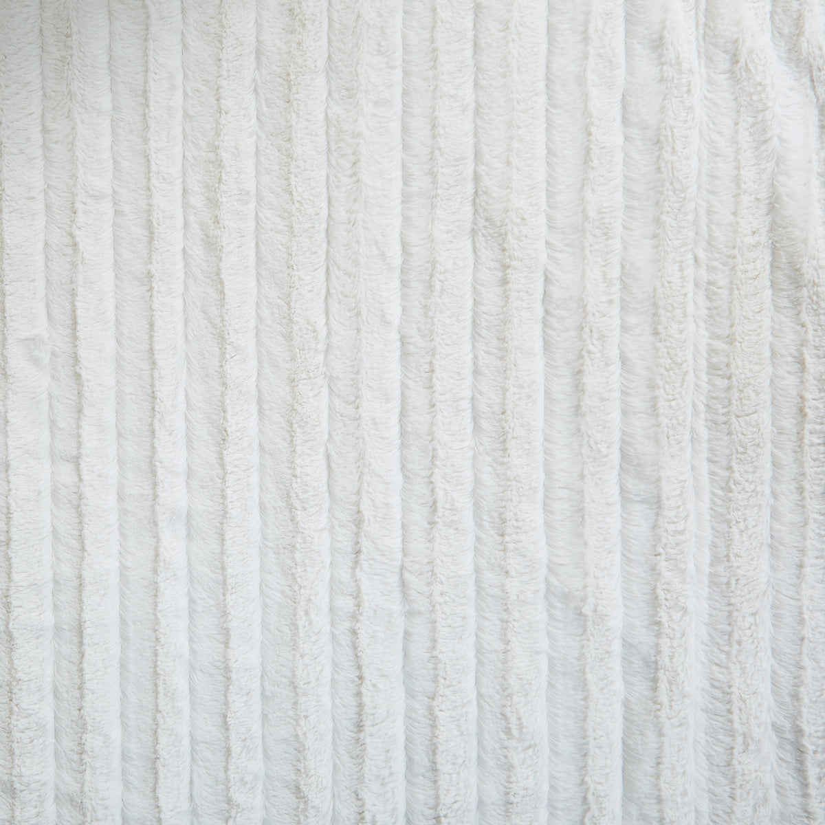 Ivory Faux Fur Sherpa Throw Blanket
