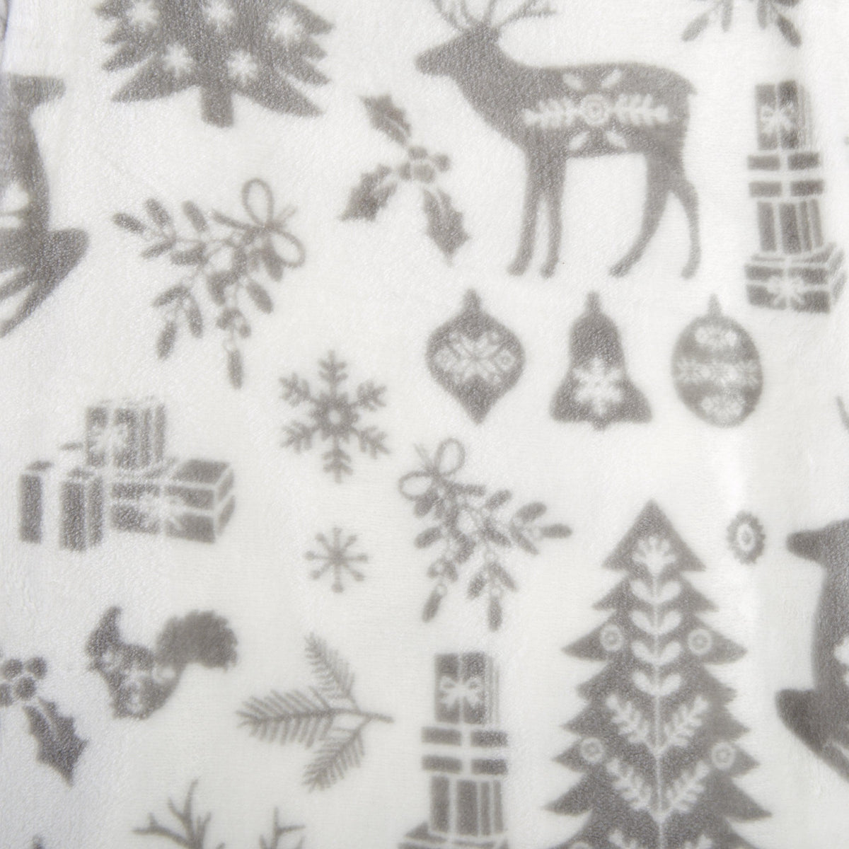 Holiday Velvet Plush Throw Blanket