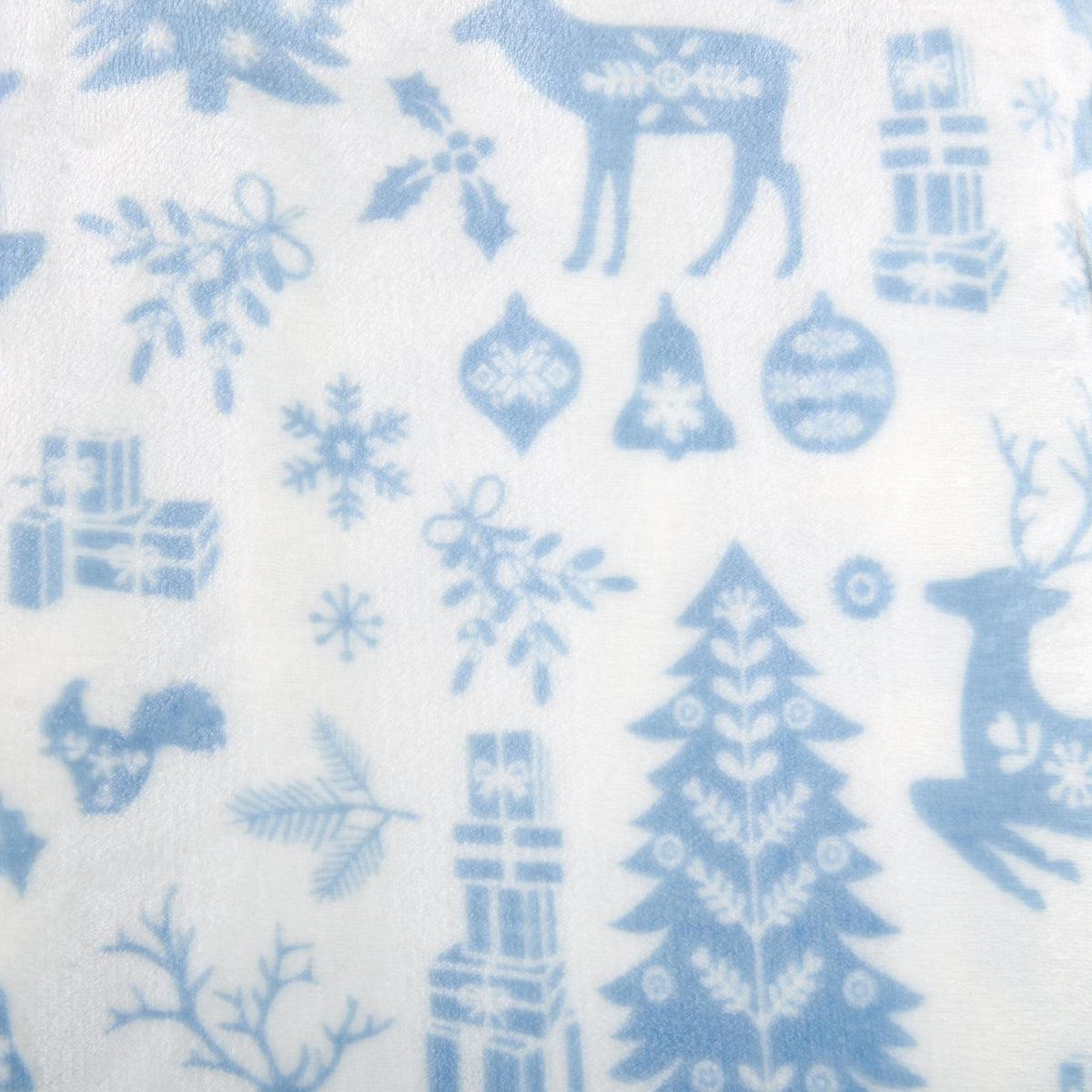 Holiday Velvet Plush Throw Blanket